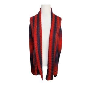 Fox Racing Women's Glimmer Cardigan Sweater Red Size‎ Small Open Front